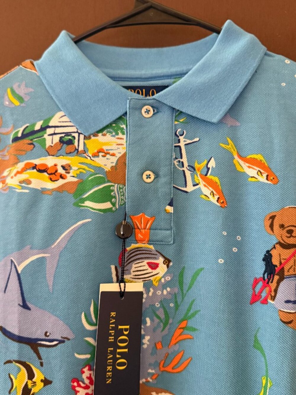 Polo Ralph Lauren Summer Shark and Diver Short Sleeve Polo - Picture 4 of 5